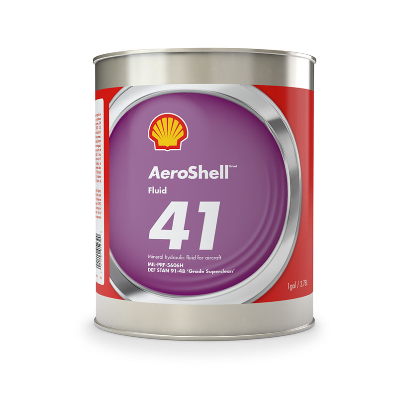 AeroShell Hydraulic Fluid 41 Gallon Mil-Prf-5606J - Dented Can