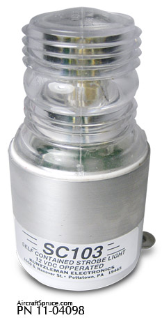 12V SELF CONTAINED STROBE RED