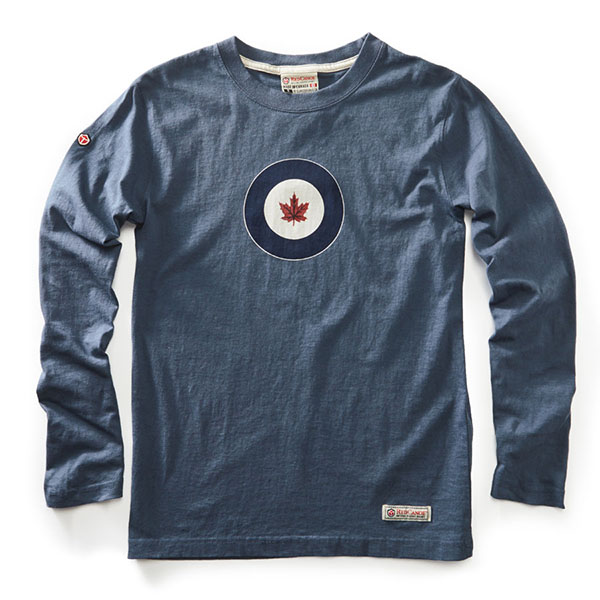 RCAF Long Sleeve T-Shirt Blue Med