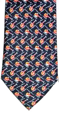 Tie Helicopter Black