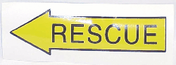 Rescue Arrow Points Left