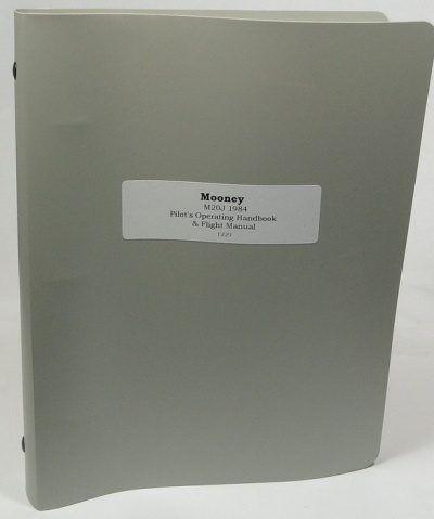 Mooney M20J 1980 Pilot Operating Manual
