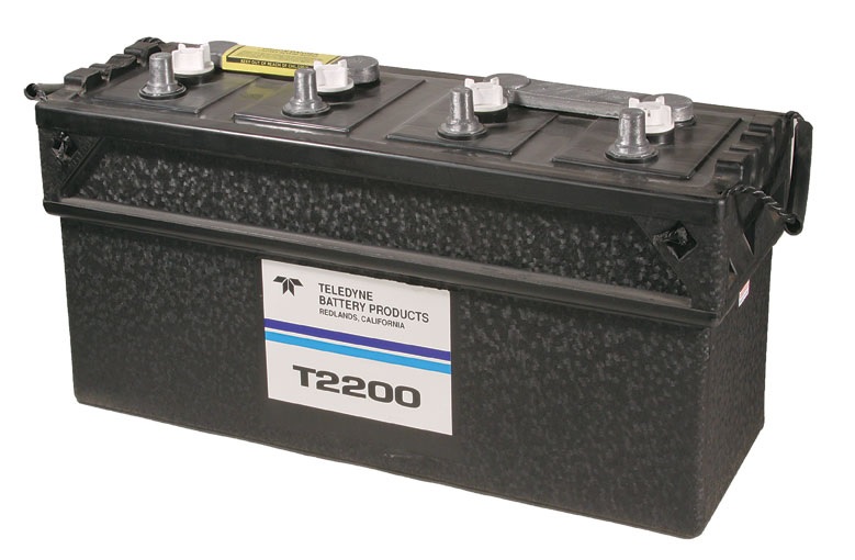 TELEDYNE GROUND POWER BATTERY T2200L WITHOUT ACID