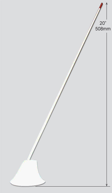 Red Tail Airband Straight Whip Antenna