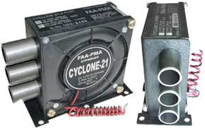 Lonestar 3 Port Cooling Fan 12V FAA/PMA