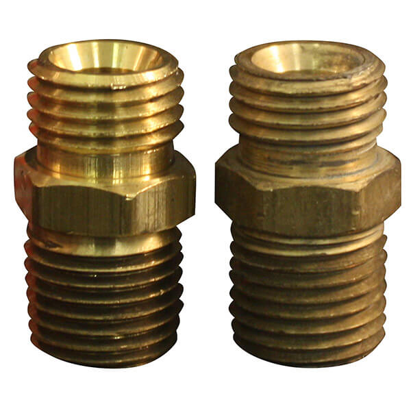 Milton M. Hex 1/4 NPT X 1/4 Nps 2/Cd