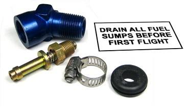 Fuselage Tank Fuel Drain Kit