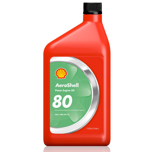 AeroShell Oil 80 SAE 40 Mineral - Case Of 6 Quarts