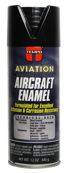 TEMPO FLT BLK A/C ENAMEL A1102