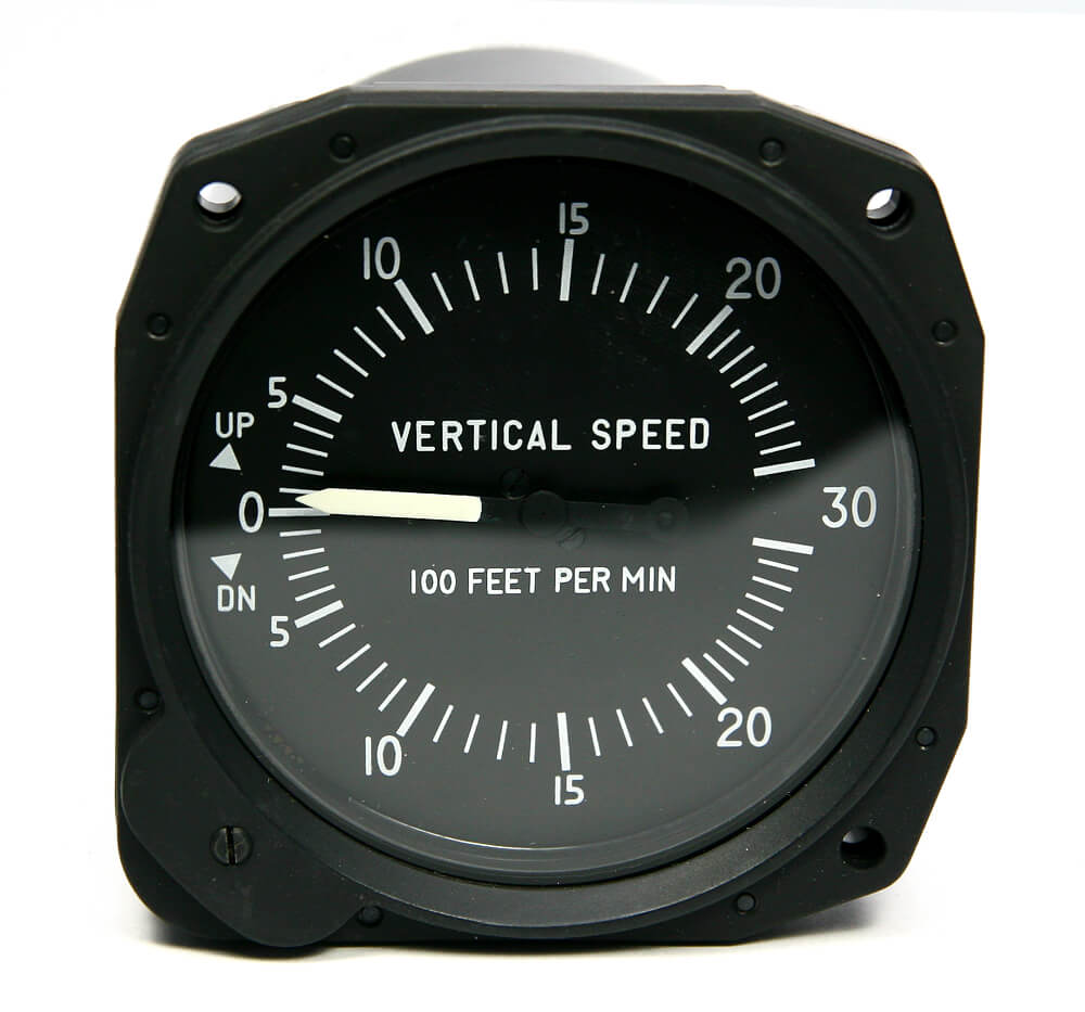 Falcon 3-1/8 Vertical Speed Indicator VsI3Fm-3