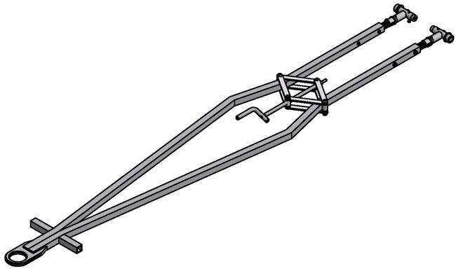 Brackett Th-6C Towbar With Clevis Hitch