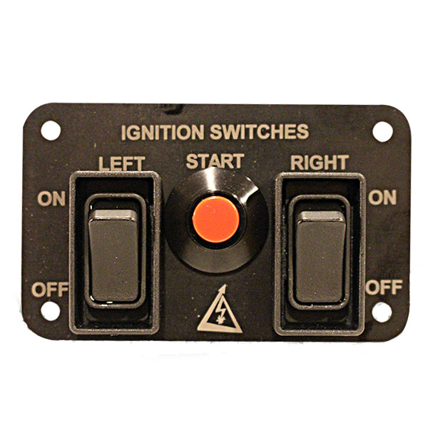 Electroair Horizontal Mount Ignition Swtch Panel