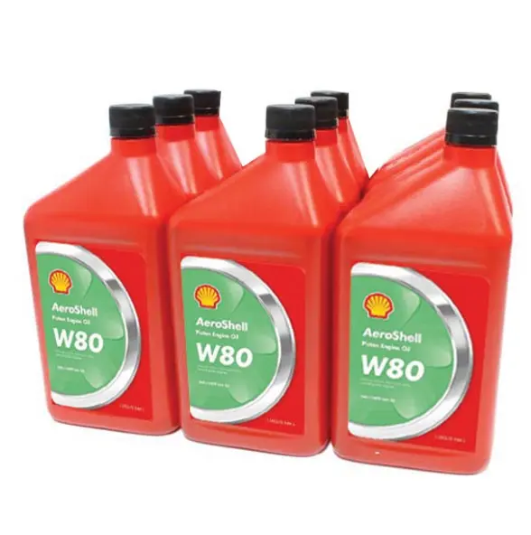 AeroShell Oil W80 Plus SAE 40 - Case Of 6 Quarts