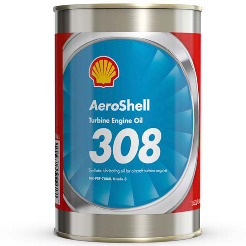 AeroShell Turbine Oil 308 - Case Of 24 Quarts