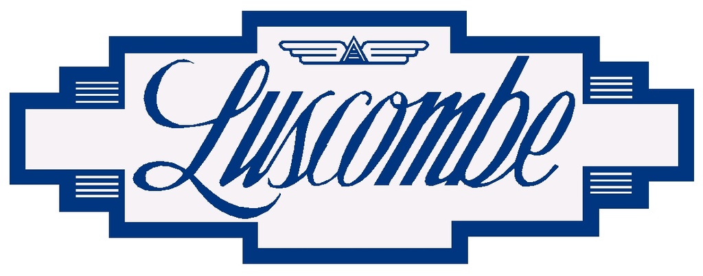 Luscombe Decal Blue On Silver