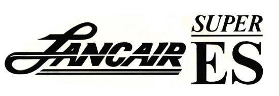 Lancair Super Es Decal - Black