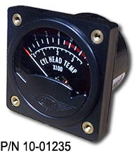 Westach 2-1/4 CHT Square Gauge 25-375C 2A1-2 Non-TSO