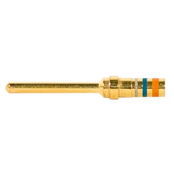 Male Low Density Sub-D Pin 24 To 20 Gauge Crimp Pin