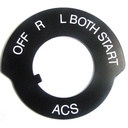 ACS Switch Plate With Start A-2255-A