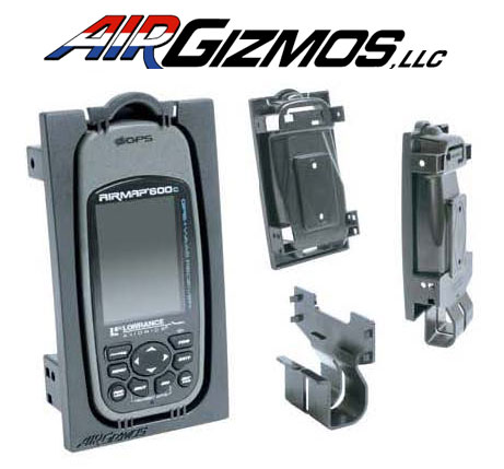 AirGizmos Lowrance 600C Panel Dock
