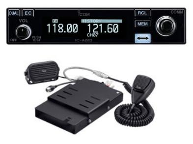 Icom Ic A220M Radio With Mb-53 For Mobile Mount
