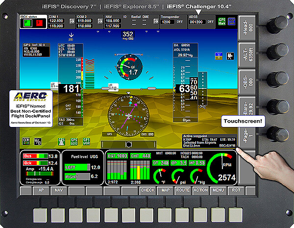 MGL Challenger Lite 10.4 Touchscreen With Attitude