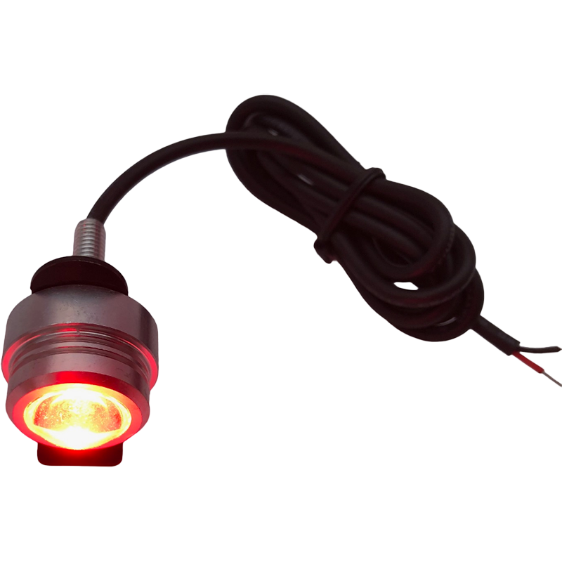 Accent 2580 Red LED 10-40Vdc Silver Case