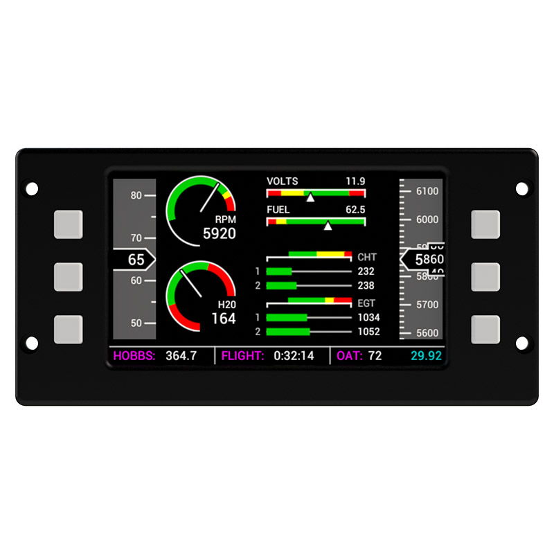 Wapsi Aero 2-Cylinder Engine Monitor (4-Stroke)