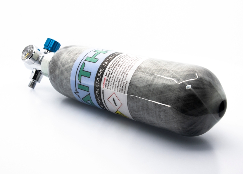 Aithre 47L Composite Bottle With Fixed Flow Regulator With Qc Straight Aaobffrs047