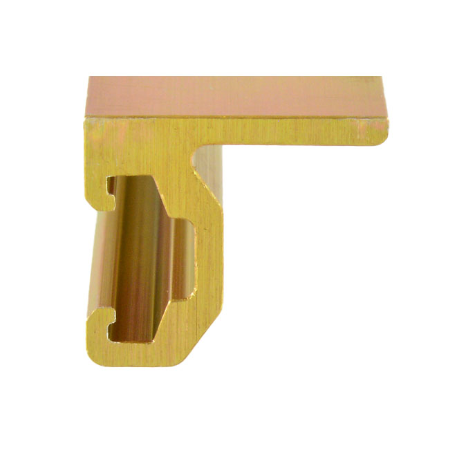 Quickrax Tray Mount Rail - .650" Flange Width Rivet Single Slot - 18 Inch
