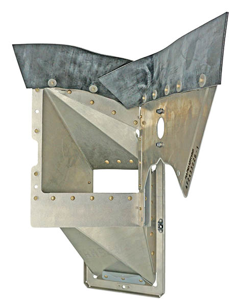 Airforms Baffle Assembly Plenum/Rocker Bare Black Seal AF2455028-1-BRBK