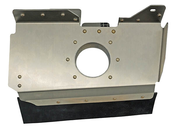 Airforms Baffle Assembly LH Forward Bare Black Seal AF35341-000-BRBK