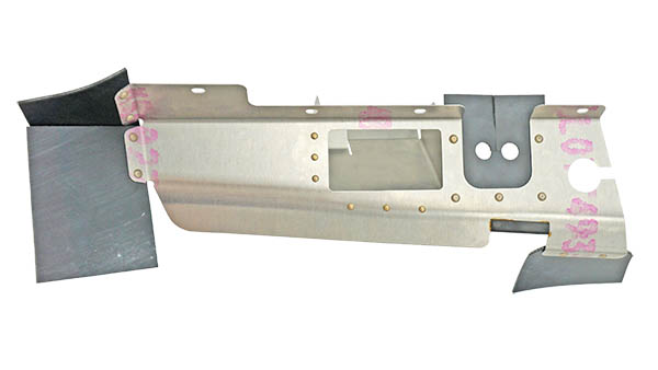 Airforms Baffle Assembly RH Forward Bare Blue Seal AF35812-04-BRBL