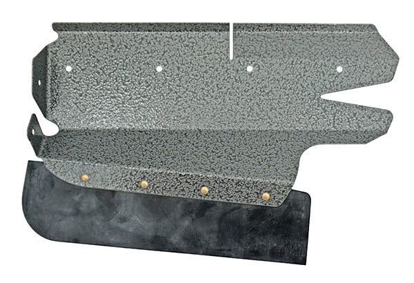 Airforms Baffle Assembly RH Forward Powder Coat Black Seal AF35342-000-PCBK