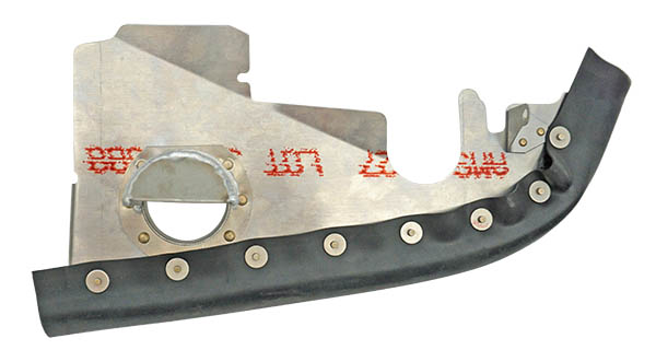 McFarlane Airforms Baffle Assembly Lh Forward Bare P-Seal AF0550112-BRPS FAA-PMA Approved