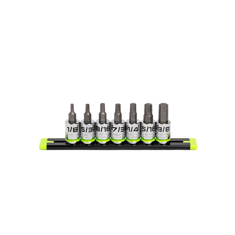 Grip Edge Tools - 7-Pc 3/8 Drive Short SAE Hex Driver Set