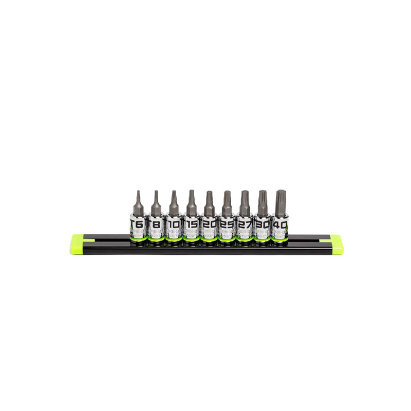Grip Edge Tools - 9-Pc 1/4 Drive Star Driver Set