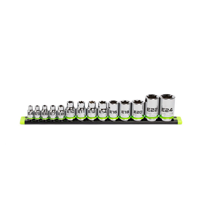 GRIPEDGE - 14-Pc E-Star Socket Set