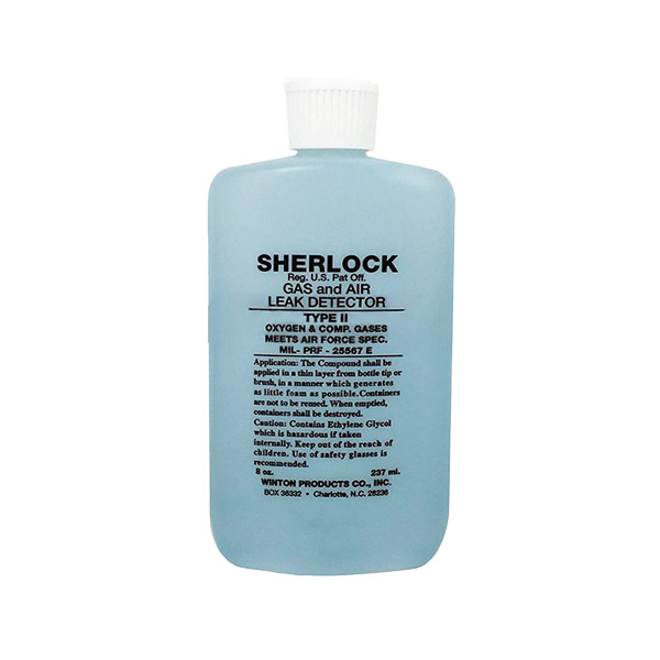 Sherlock Leak Detector Fluid 8 Oz T2-8S-24
