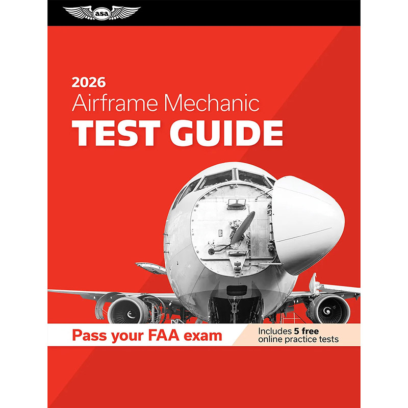 ASA AMT Airframe Test Guide Plus 2026