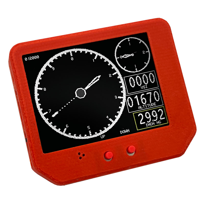 Radiant SafeAlt Portable Altimeter / VSI Combo - Black Case