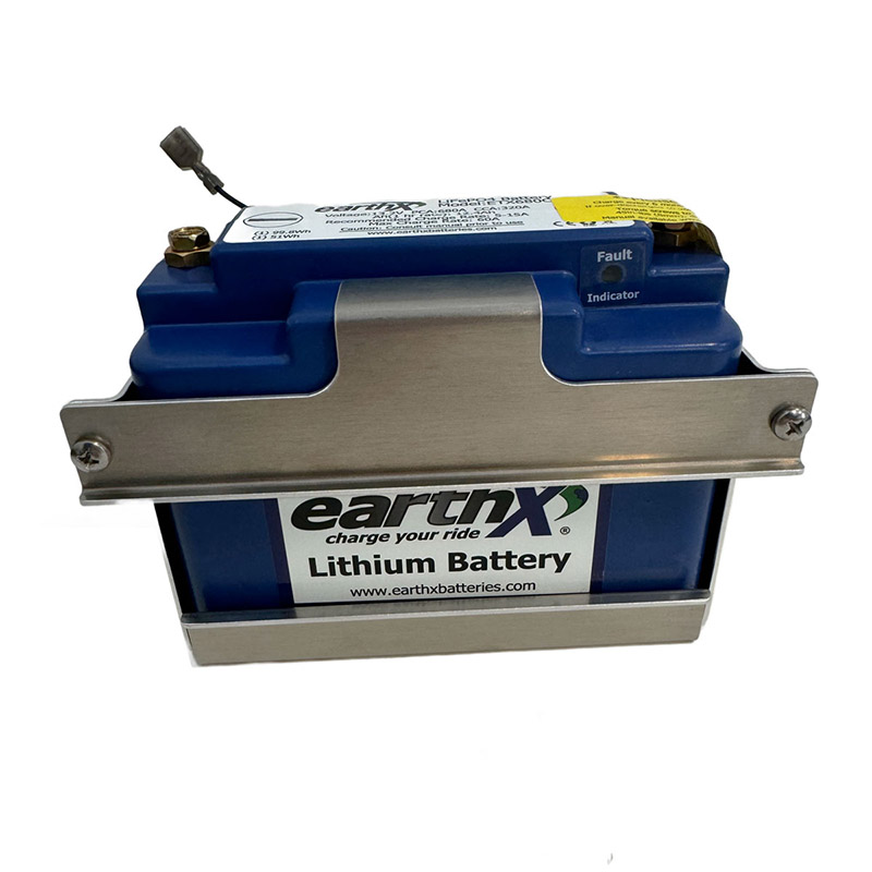 EarthX Battery Box Aluminum for C Case Batteries