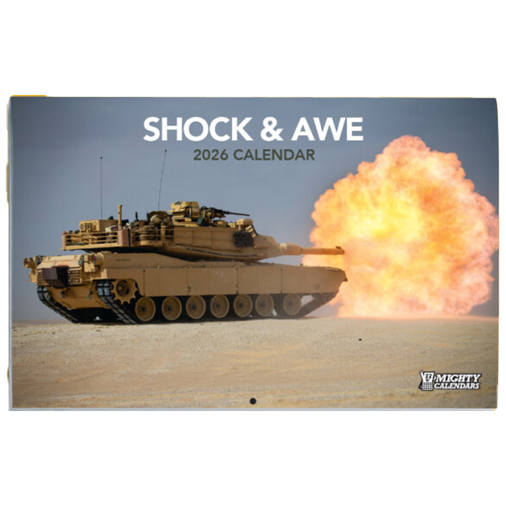 Ghost Shock And Awe Calendar 2026