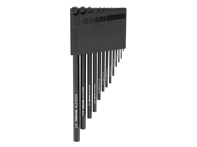 TEKTON - Flat End Hex L-Key Set With Holder 13 Piece (0.050-3/8 In.) KLX91103