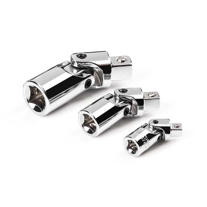 TEKTON - 1/4 3/8 1/2 Inch Drive Universal Joint Set (3-Piece) SHA99004