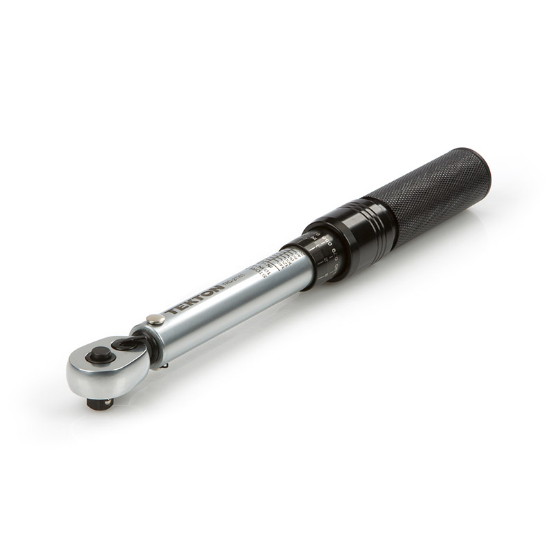 TEKTON - 1/4 Inch Drive Dual-Direction Micrometer Torque Wrench (10-150 In-Lb) TRQ21101