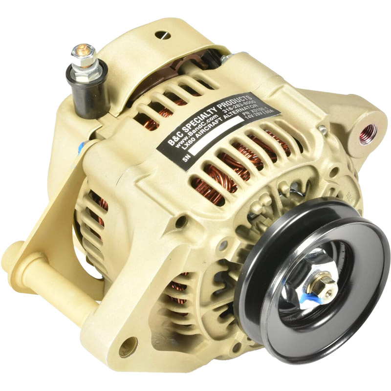 B&C Alternator Case Mount Kit For B&C Starter LX-60 with LS-1B 28V - for Homebuilt