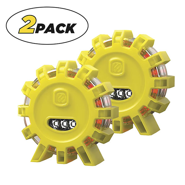 Scosche Scoflare Tarmac Emergency Beacon Lights 2 Pack