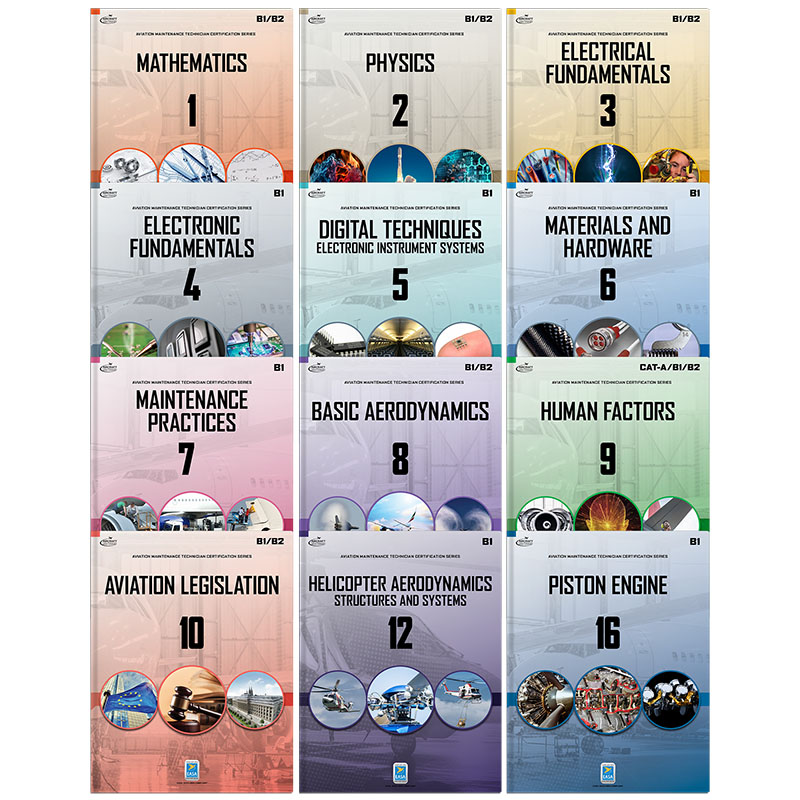 B1.4 Helicopter / Piston Study Set 0343-EASA-E e-Book