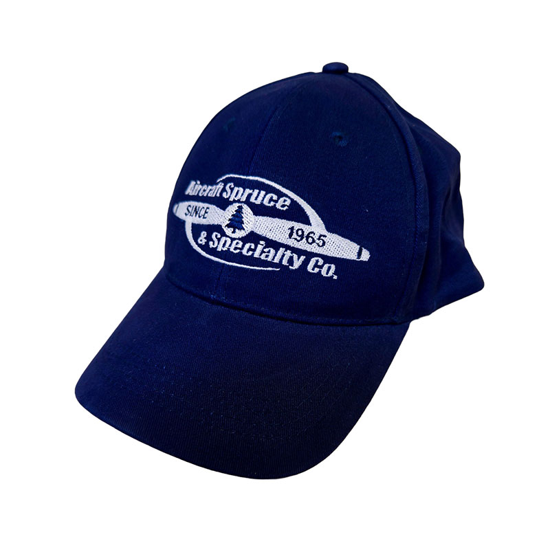 Aircraft Spruce Adjustable Hat - Navy Blue